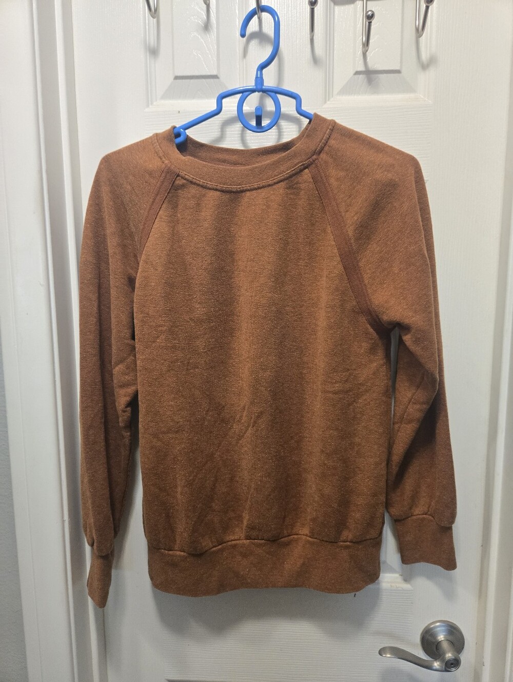 Prana Women's Rust Brown Crewneck Sweatshirt Size S